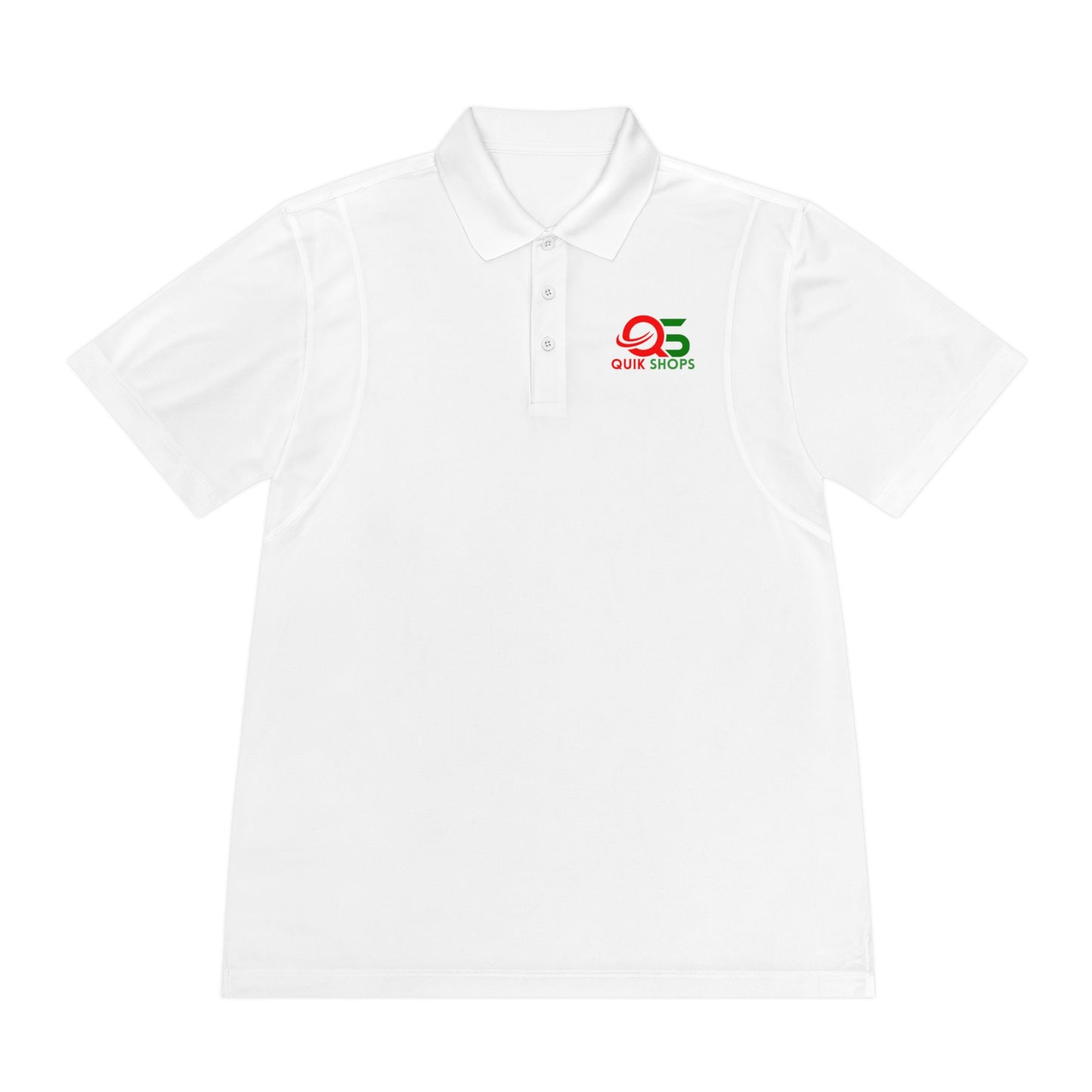 Men's Sport Polo Shirt - Quik Shops Logo - Perfect for Casual Fridays & Weekend Outings