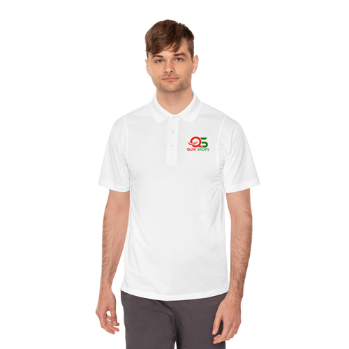 Men's Sport Polo Shirt - Quik Shops Logo - Perfect for Casual Fridays & Weekend Outings