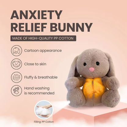 Breathing Sensory Rabbit Plush | Helps Anxiety & Stress Relief