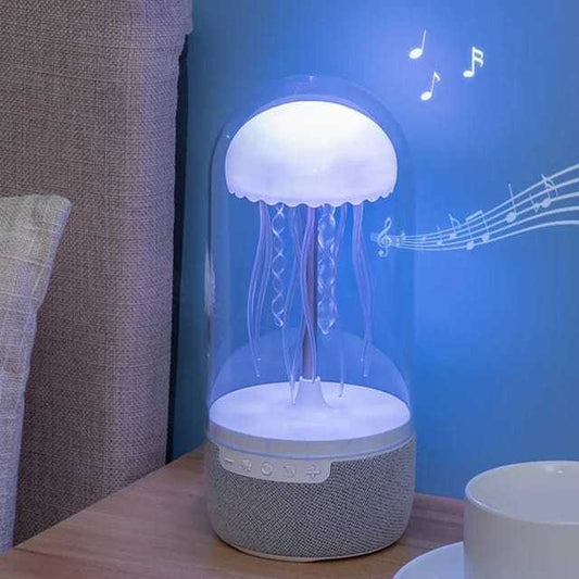 3 In 1 Colorful LED Jellyfish Lamp Speaker