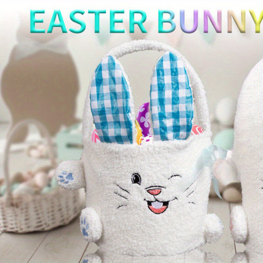 Easter Basket Rabbit Candy Bag Plush