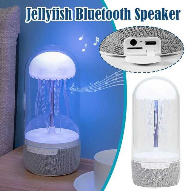 3 In 1 Colorful LED Jellyfish Lamp Speaker