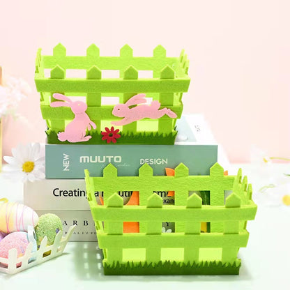 Green Decor Easter Basket