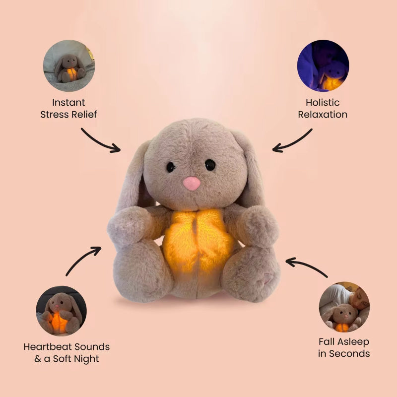 Breathing Sensory Rabbit Plush | Helps Anxiety & Stress Relief