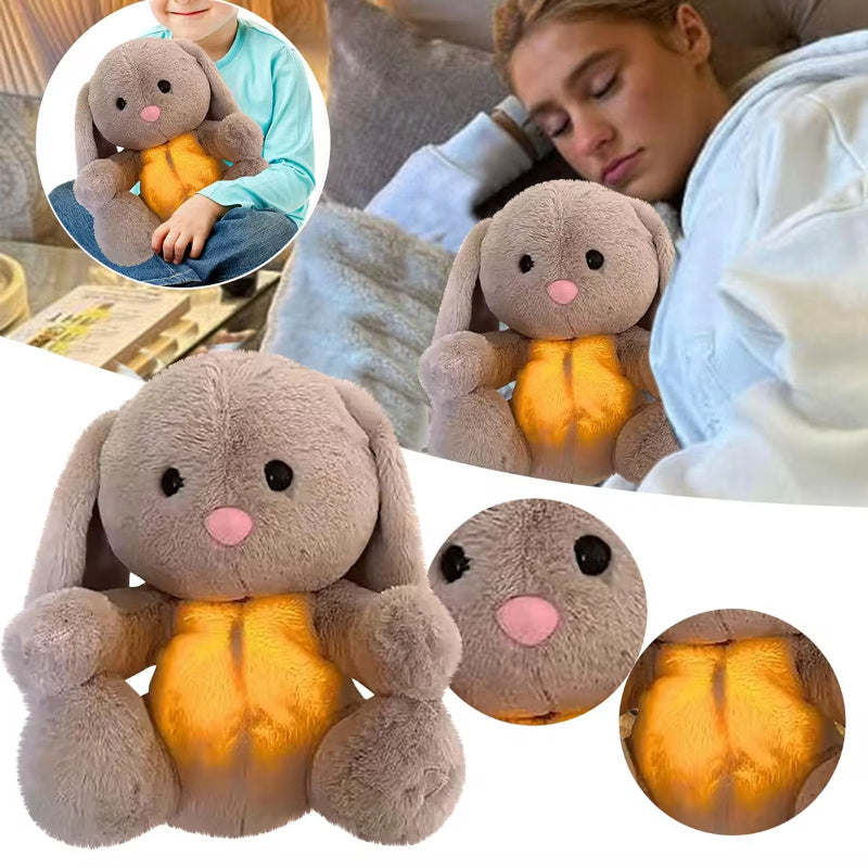 Breathing Sensory Rabbit Plush | Helps Anxiety & Stress Relief