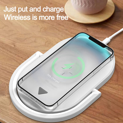 3 In 1 Foldable Wireless Charger with Night Light